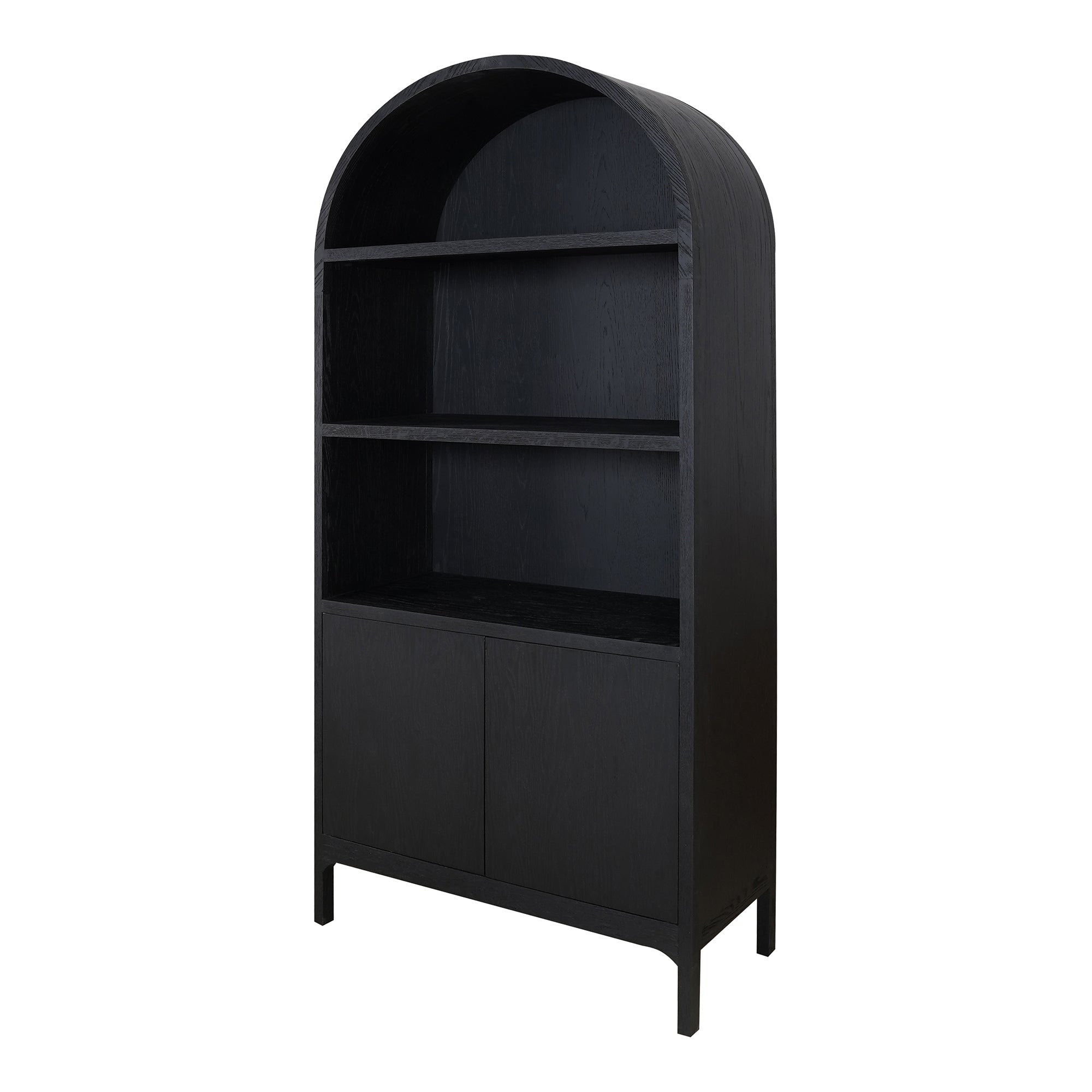 Moes Wilde Display Cabinet Black Oak VL-1067-02