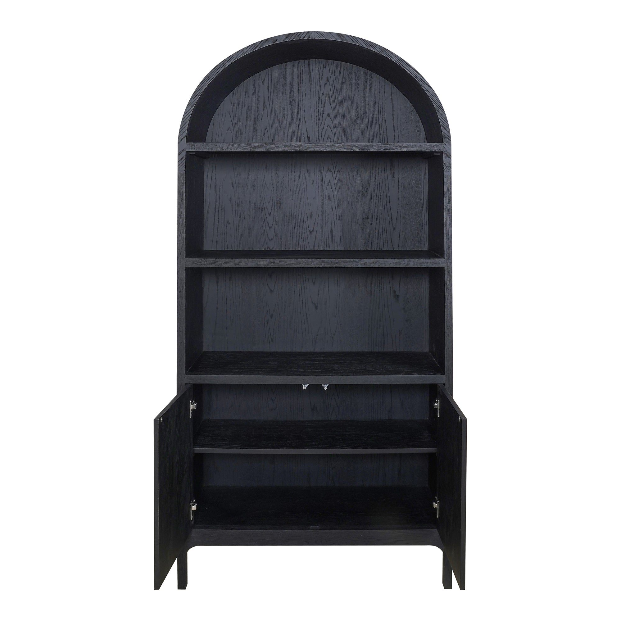 Moes Wilde Display Cabinet Black Oak VL-1067-02