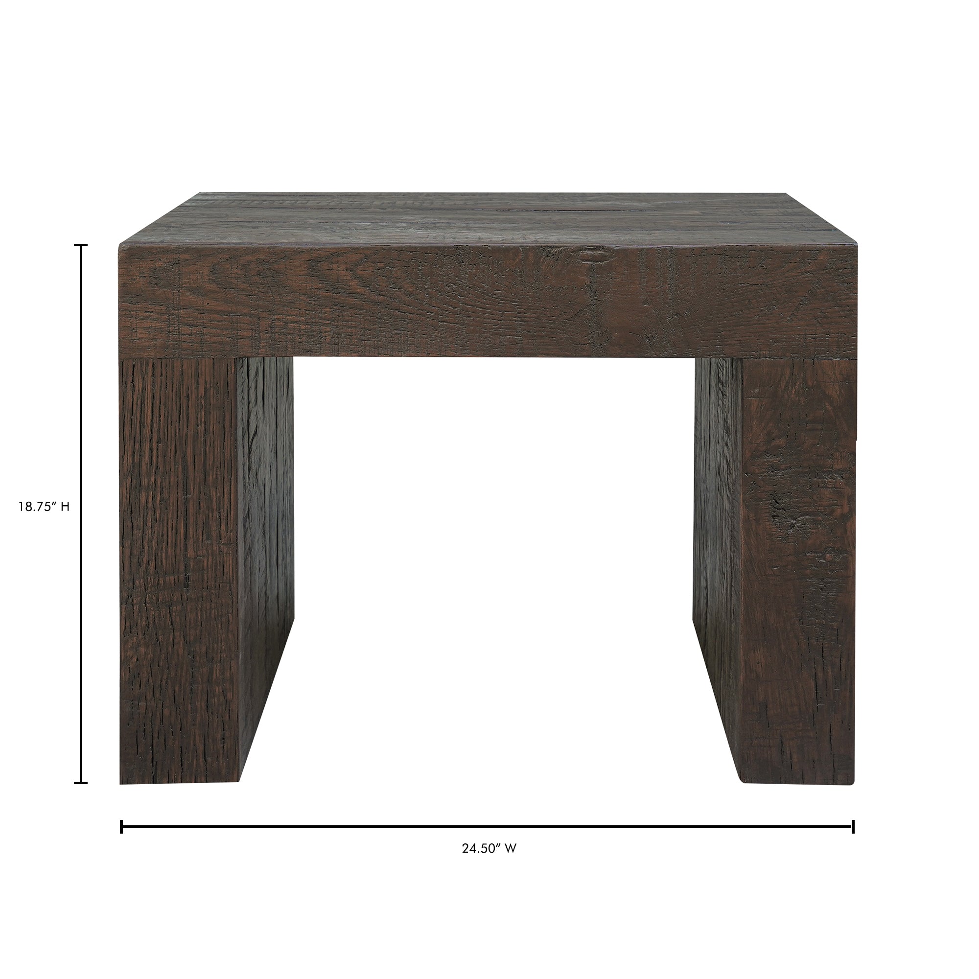 Moes Evander Dining Stool Rustic Brown VL-1077-03