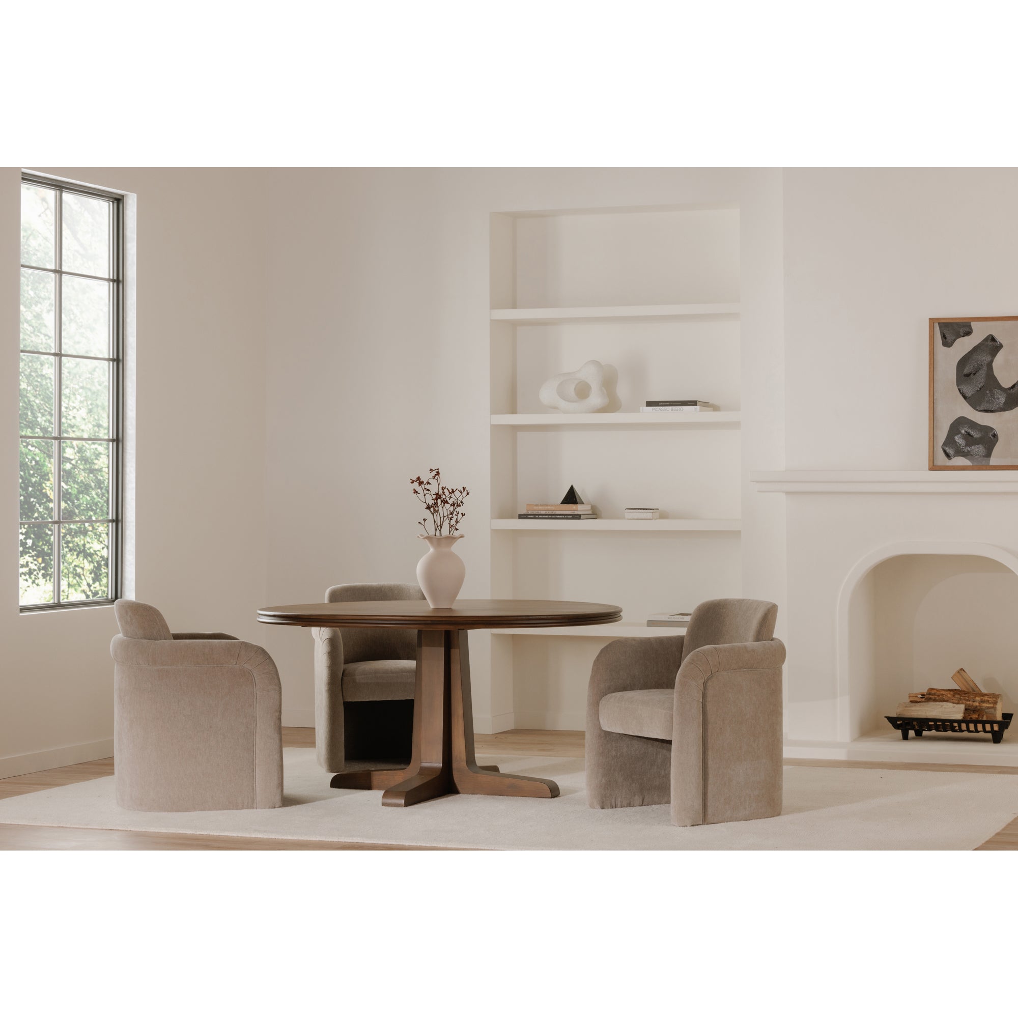 Moes Charles Dining Table Brown VL-1087-03-0
