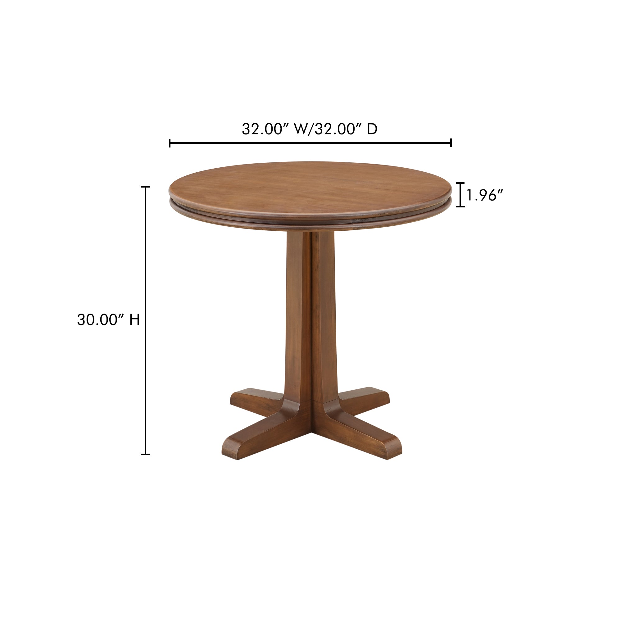 Moes Charles Cafe Table Brown VL-1088-03-0