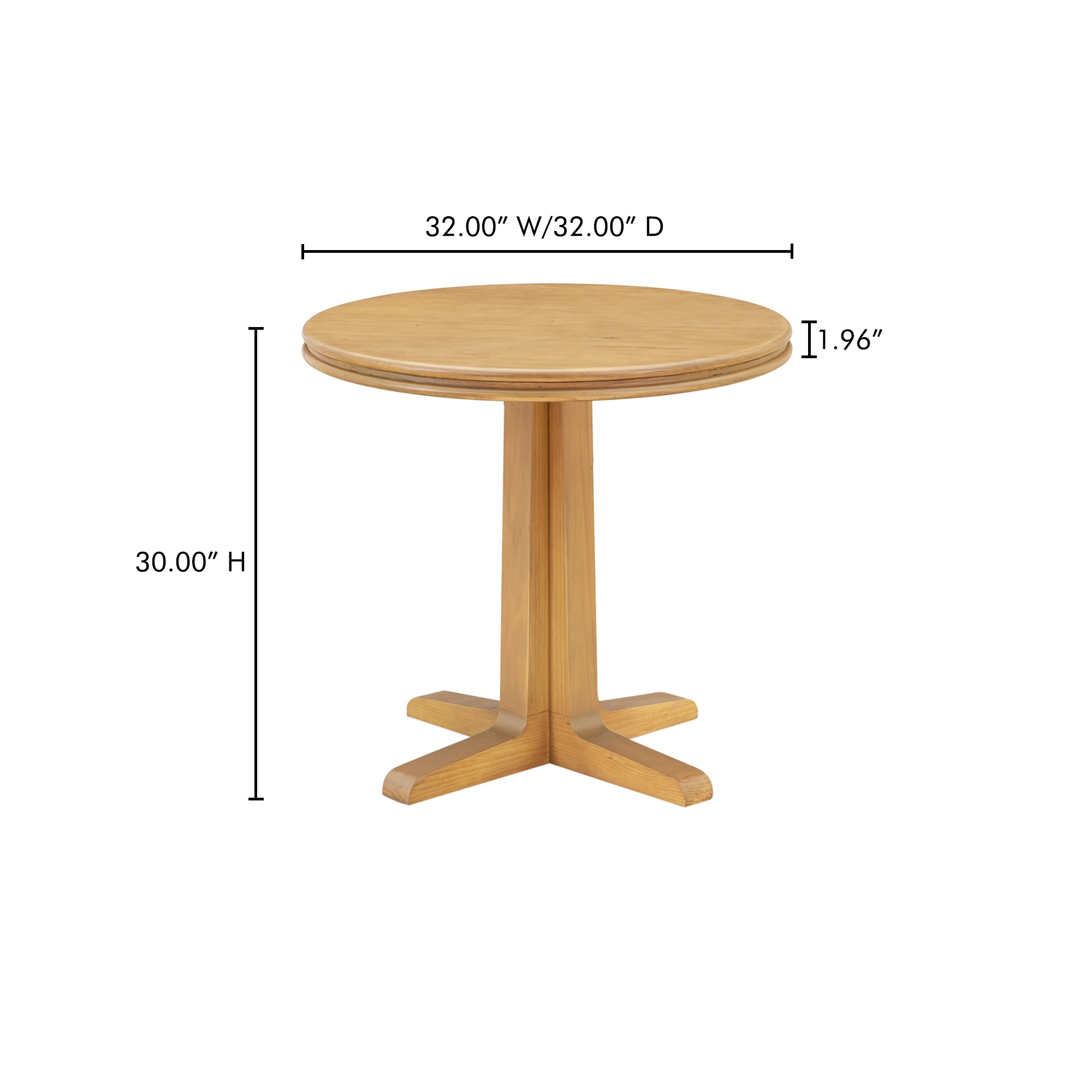 Moes Charles Cafe Table Natural VL-1088-24-0