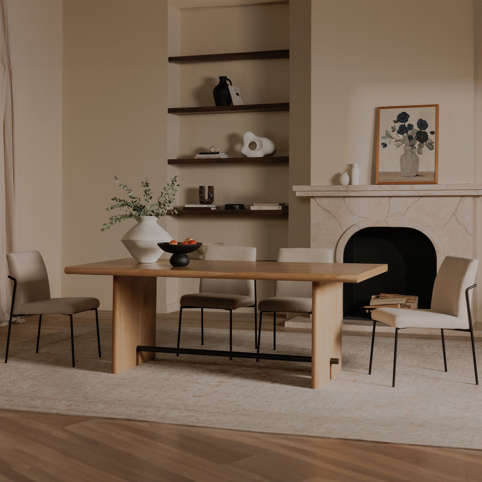 Moes Madison Dining Table Natural VL-1107-24-0