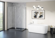 Select Monaco 2 Sided Square top shower shield