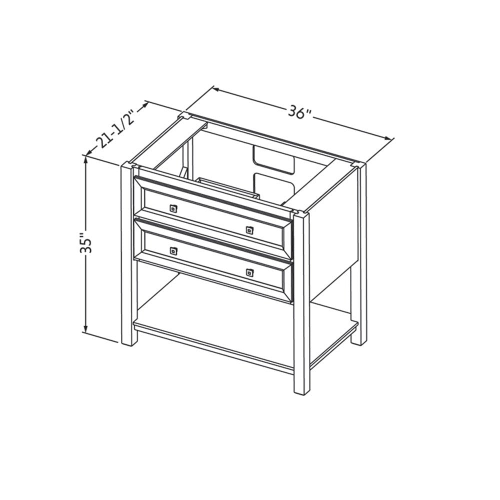 Hardware Resources 36" Adler Vanity