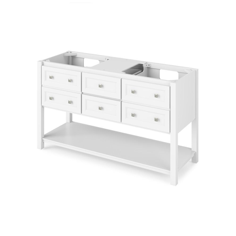 Hardware Resources 60" Adler Vanity, double bowl