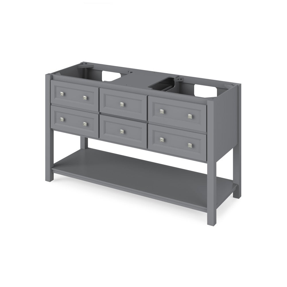 Hardware Resources 60" Adler Vanity, double bowl