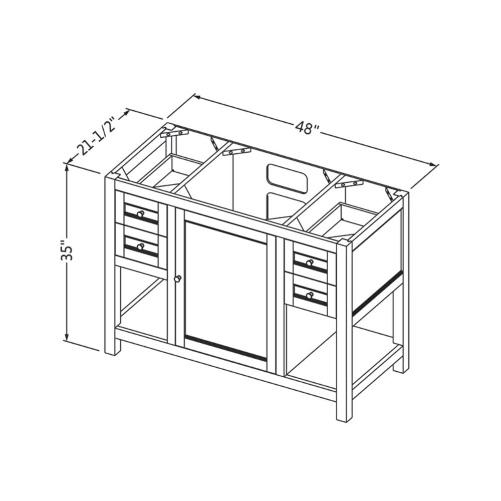 Hardware Resources 48" Astoria Vanity