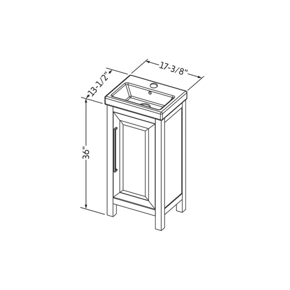 Hardware Resources 18" Cade Vanity