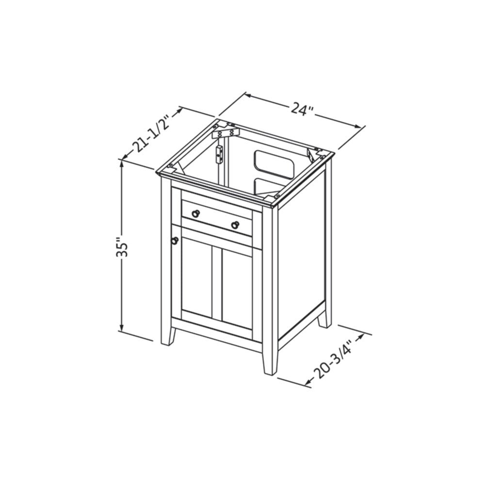 Hardware Resources 24" Chatham Vanity
