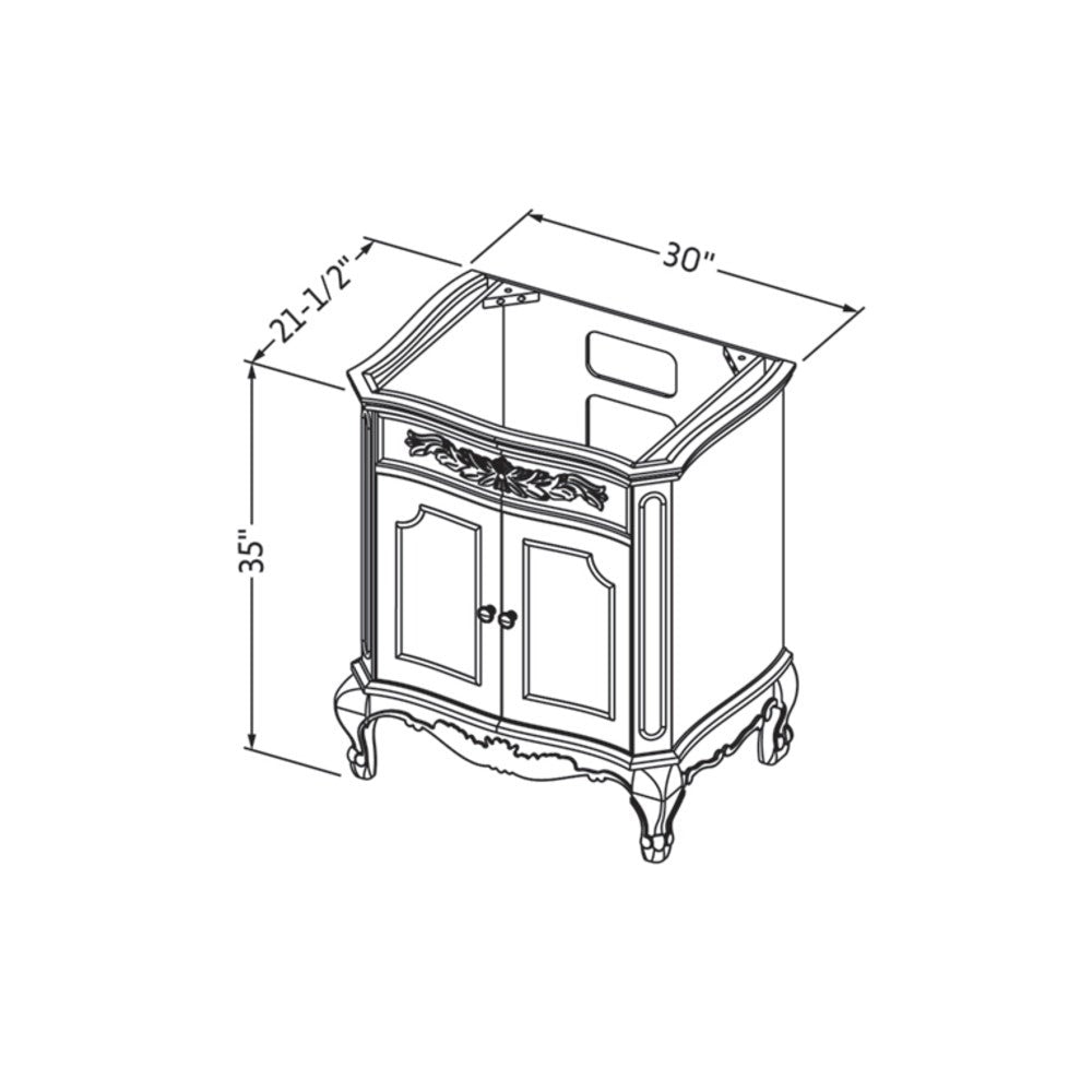 Hardware Resources 30" Clairemont Vanity