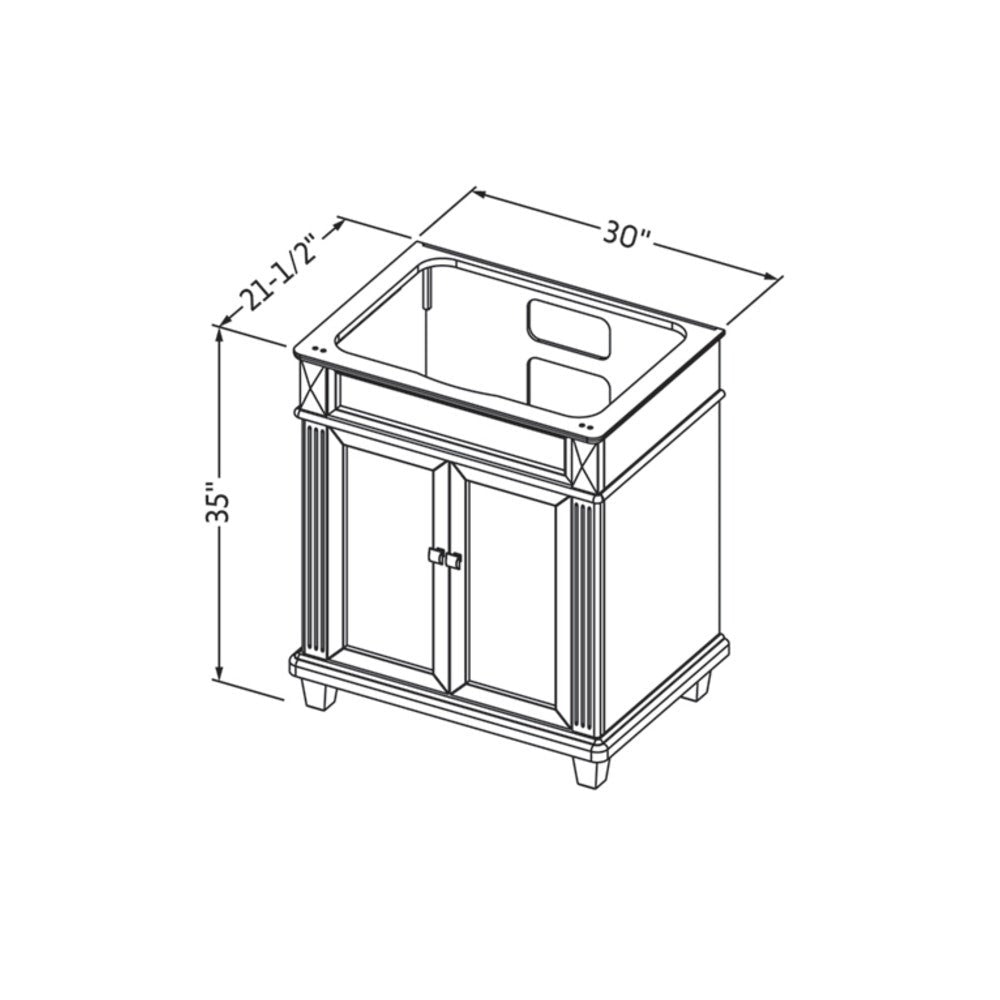 Hardware Resources 30" Douglas Vanity