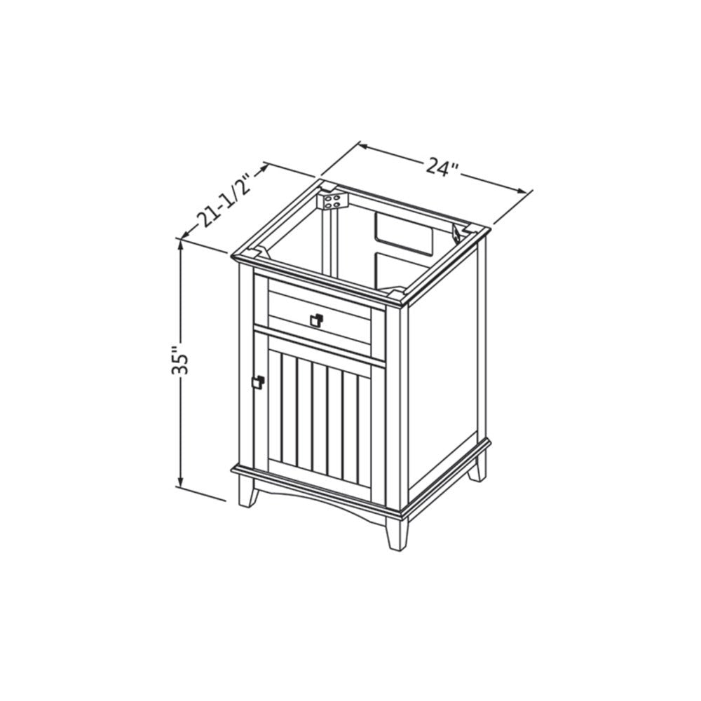 Hardware Resources 24" Savino Vanity