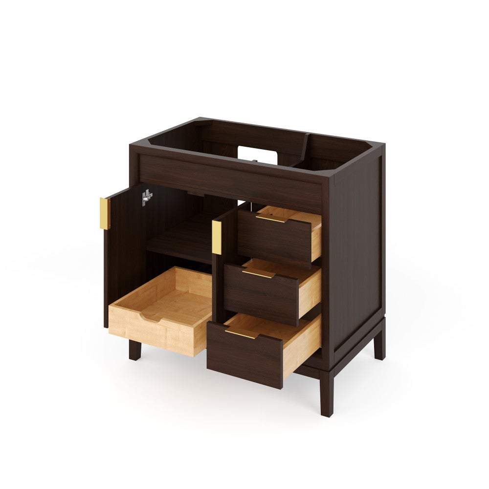 Hardware Resources 36" Theodora Vanity, Left Offset