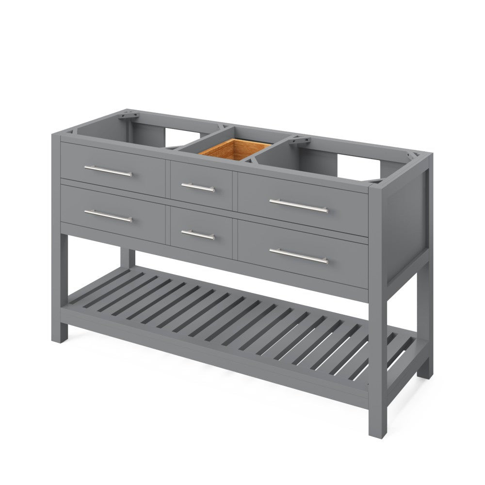Hardware Resources 60" Wavecrest Vanity, double bowl