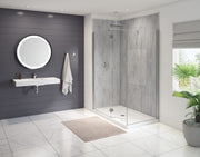 Select Monaco 2 Sided Round top shower shield