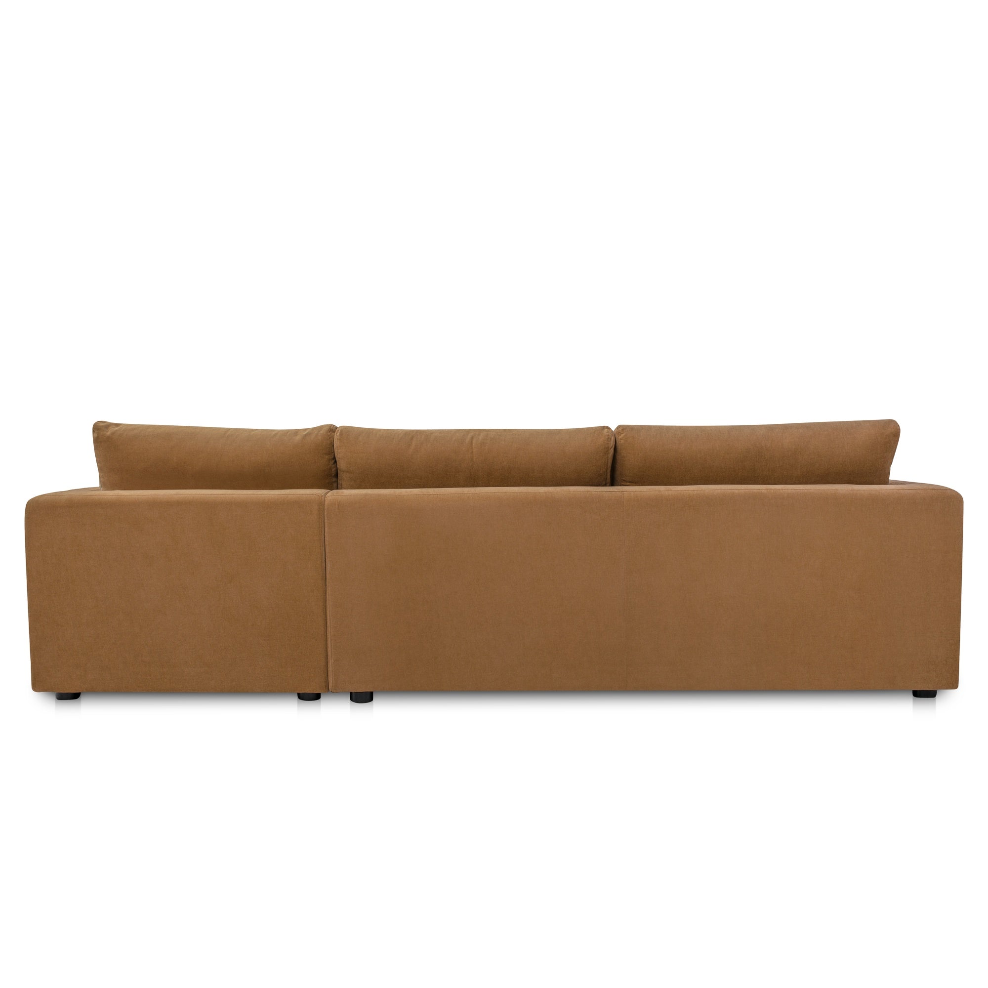 Moes Burrow Sleeper Sectional With Storage Chaise Ginger Right VV-1007-23-R-0