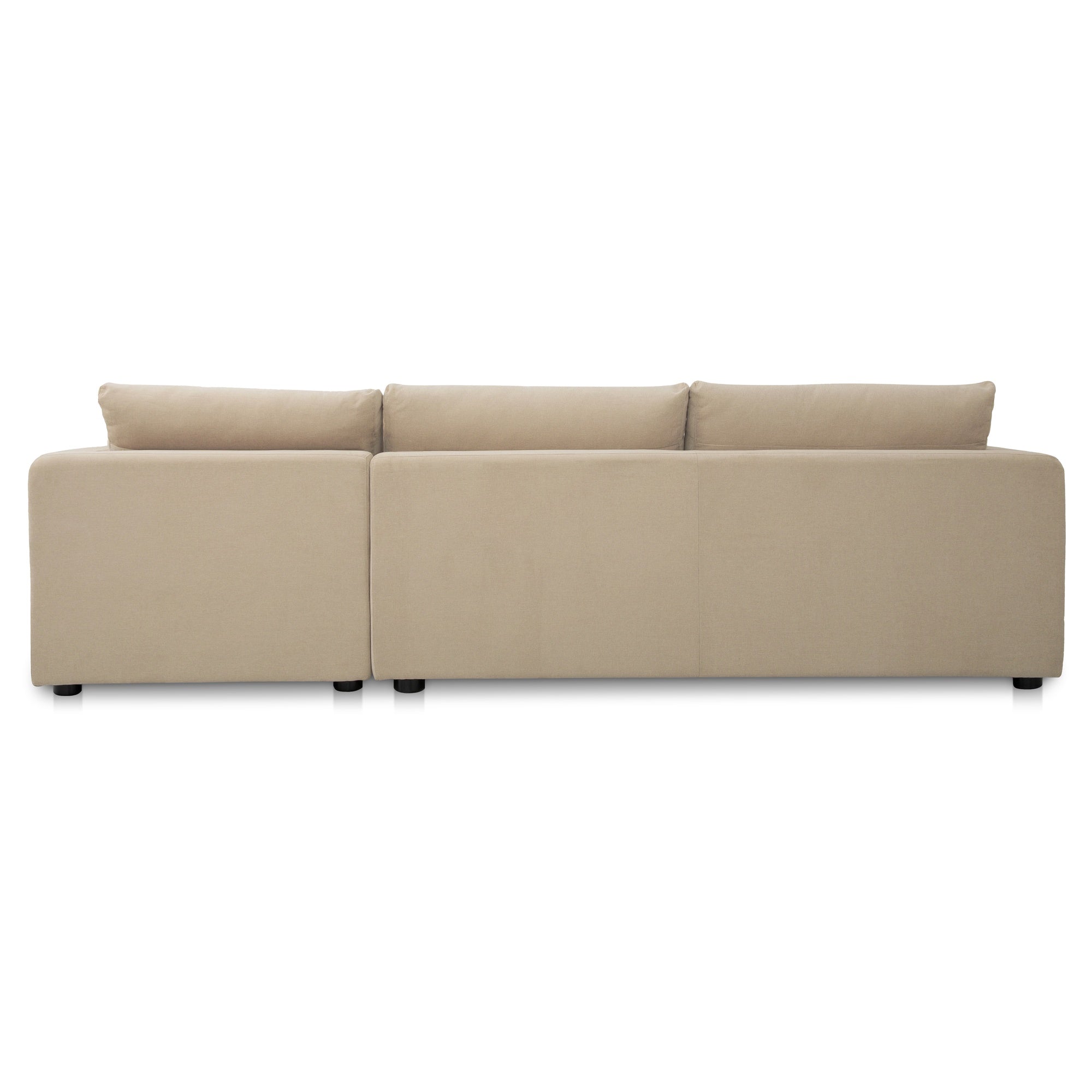 Moes Burrow Sleeper Sectional With Storage Chaise Sand Right VV-1007-34-R-0