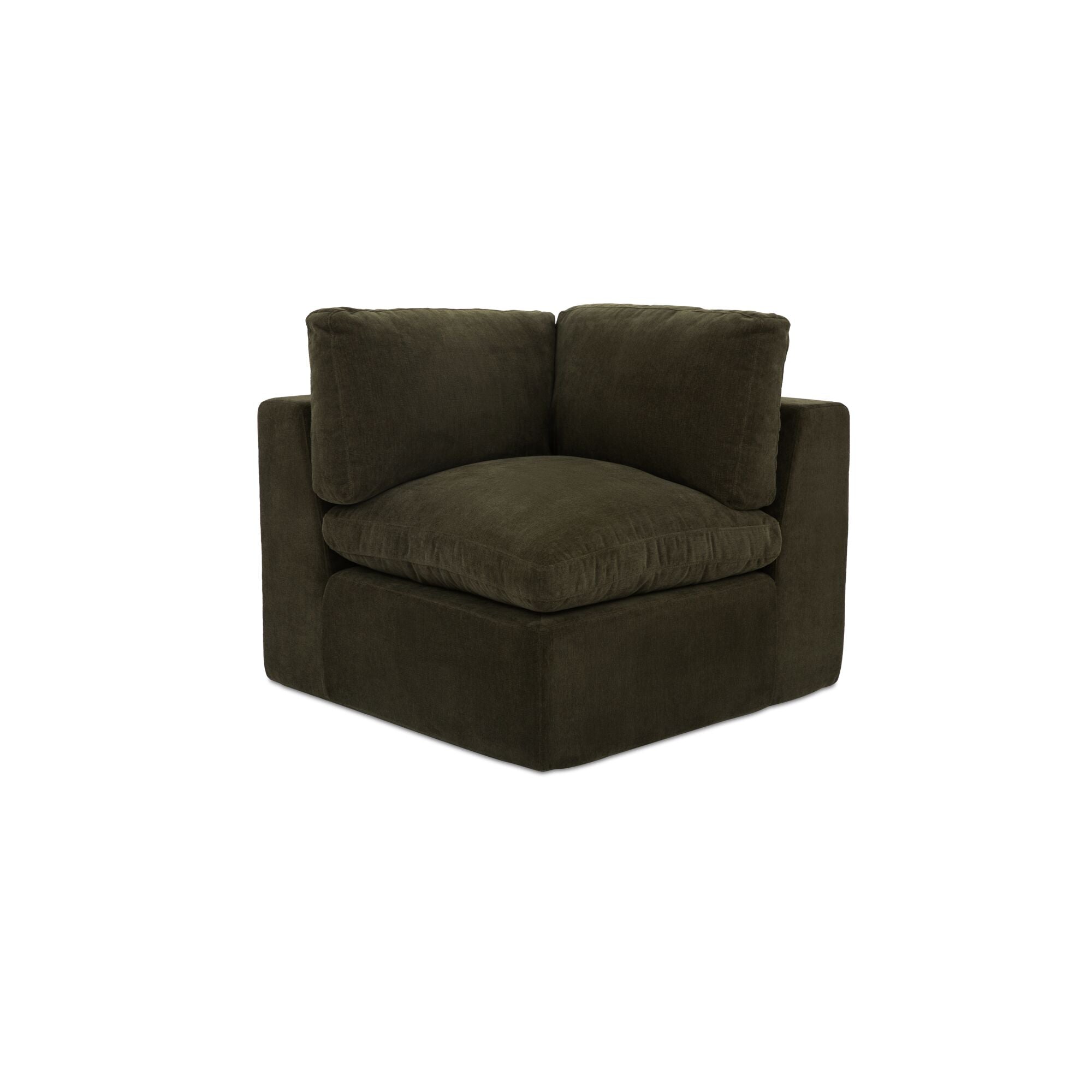 Moes Cates Corner Chair Dark Green VV-1010-27