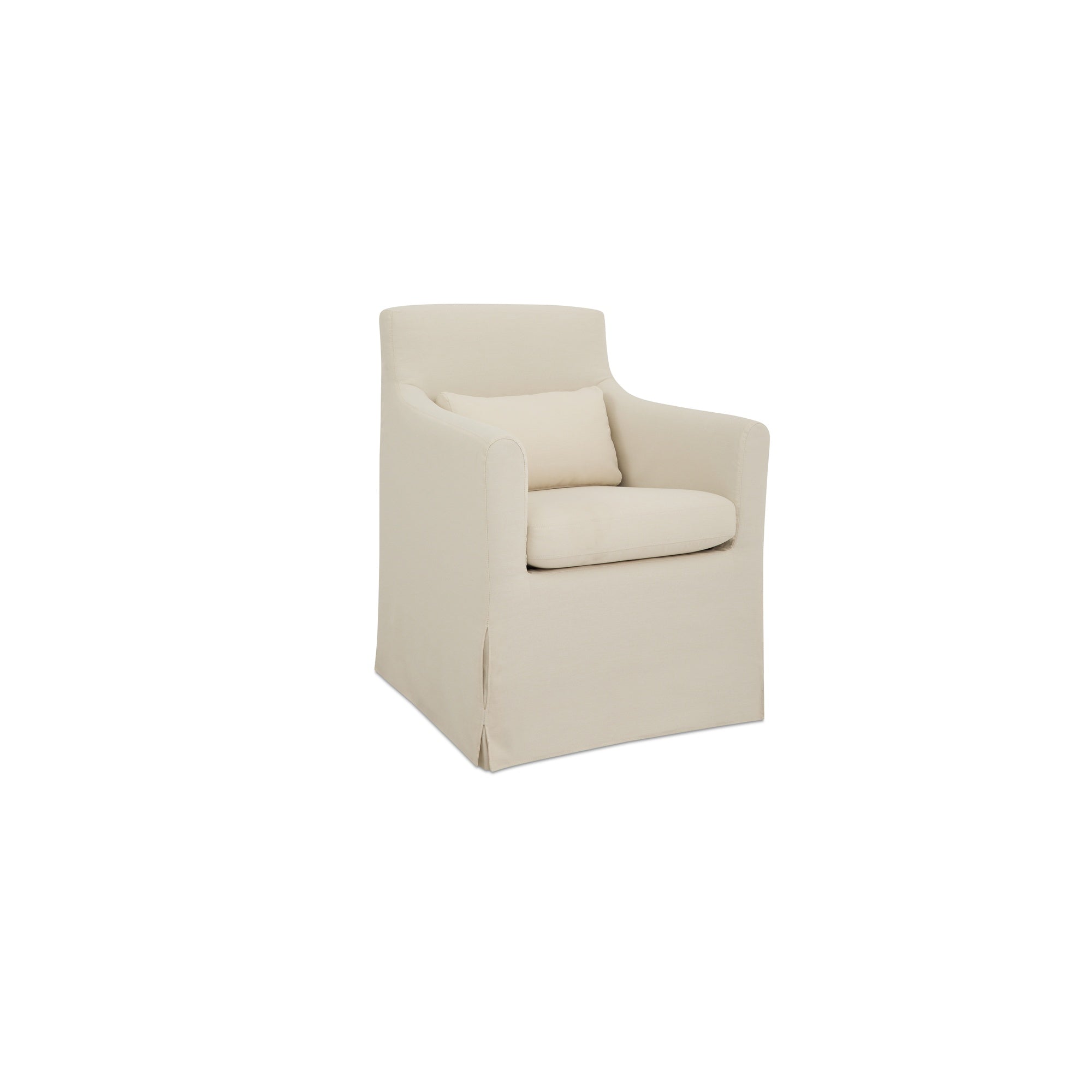 Moes Lydia Outdoor Slipcover Dining Chair Cream VV-1019-05