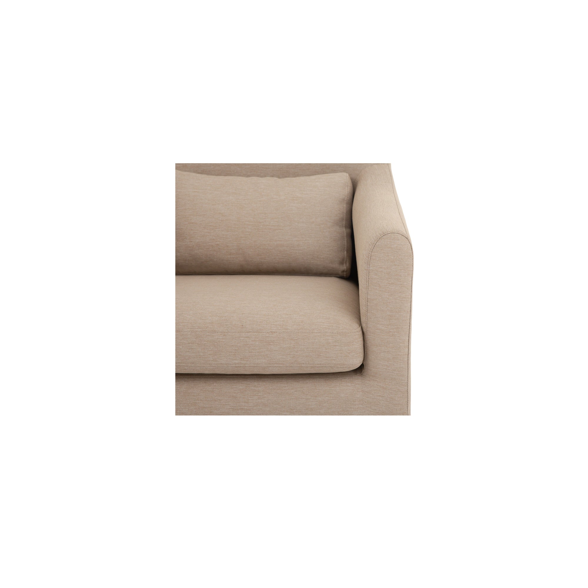 Moes Lydia Outdoor Slipcover Dining Chair Light Brown VV-1019-21