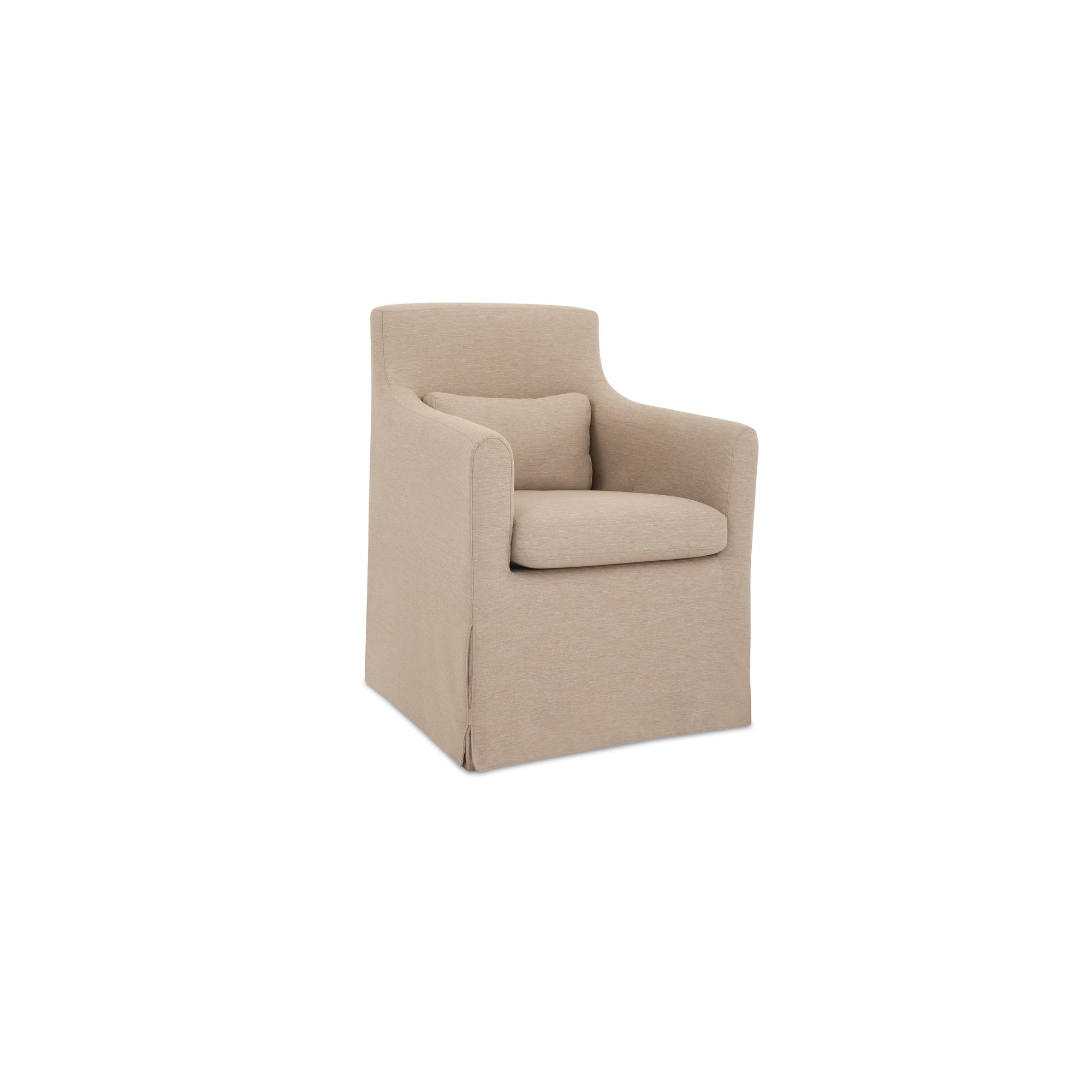 Moes Lydia Outdoor Slipcover Dining Chair Light Brown VV-1019-21