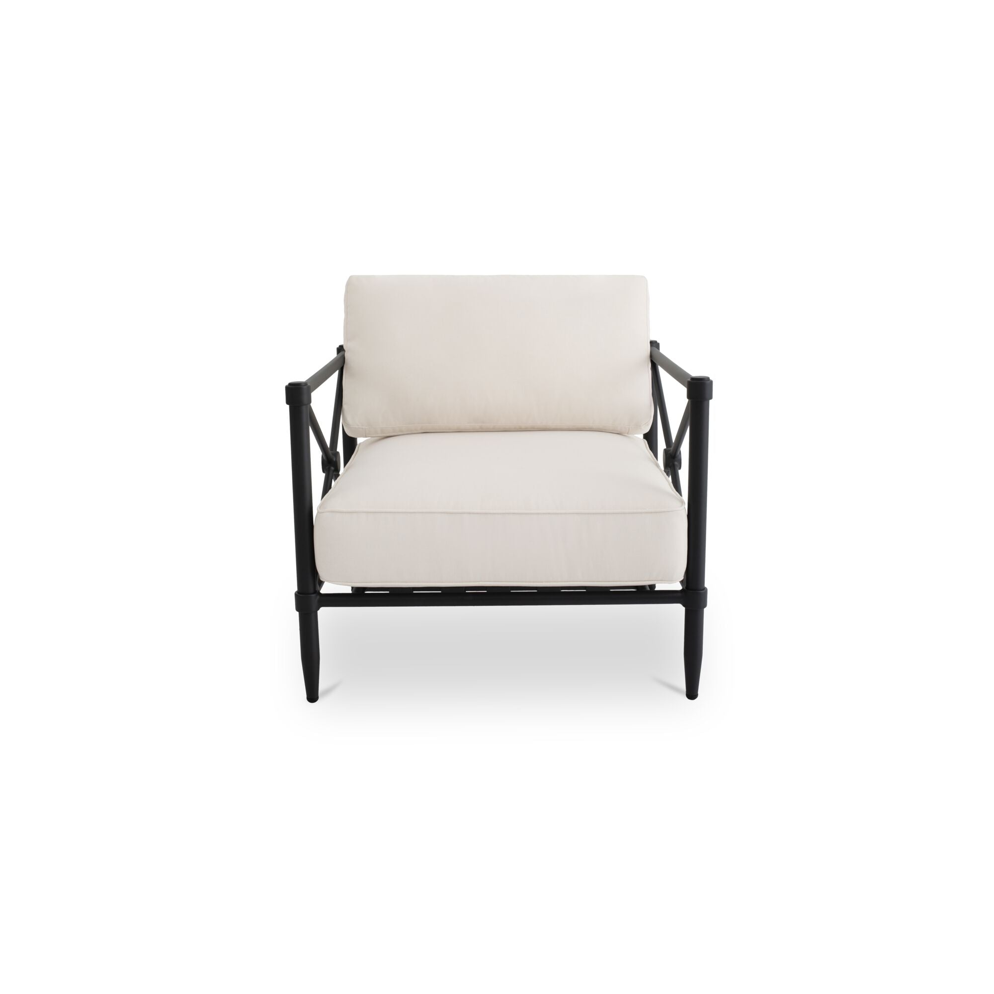 Moes Willow Outdoor Accent Chair Cream VV-1020-05