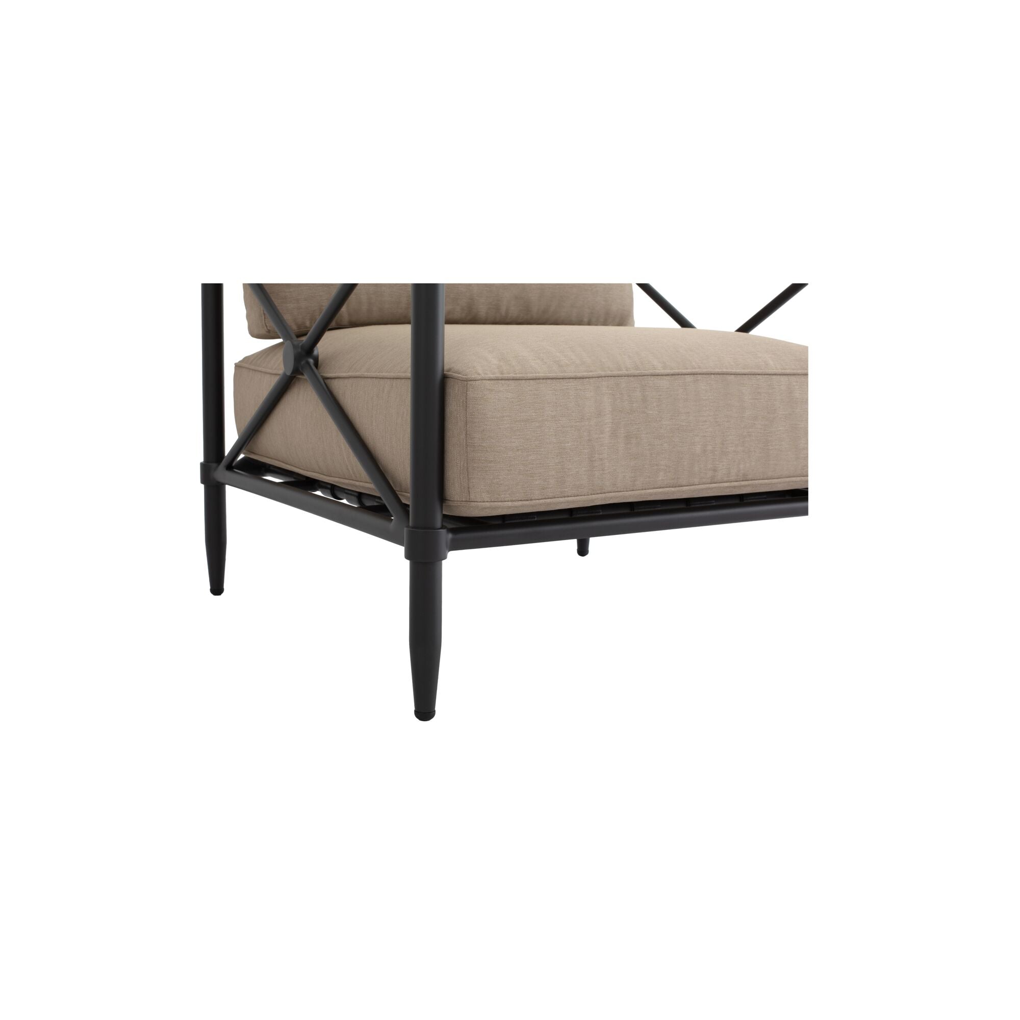 Moes Willow Outdoor Accent Chair Light Brown VV-1020-21