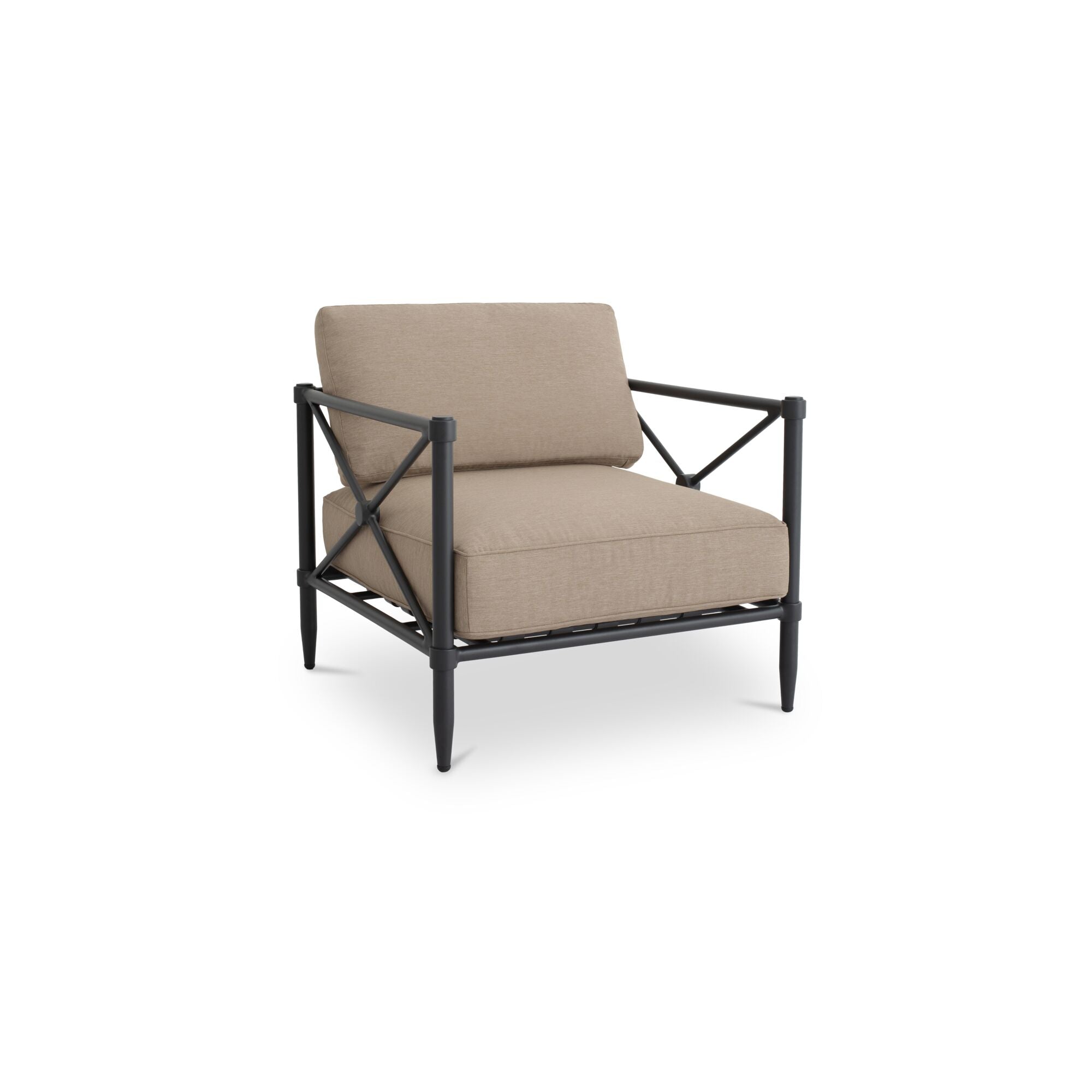 Moes Willow Outdoor Accent Chair Light Brown VV-1020-21