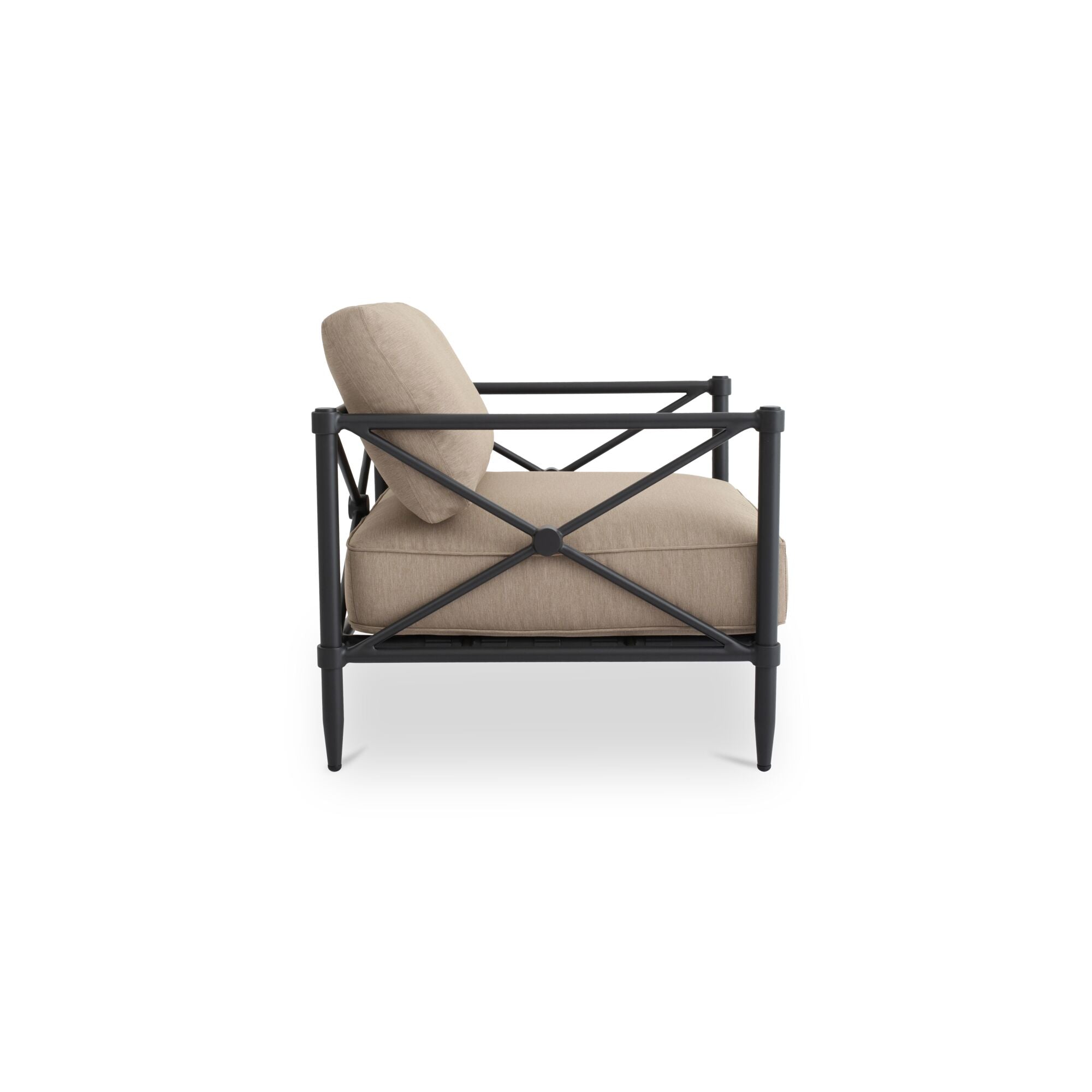 Moes Willow Outdoor Accent Chair Light Brown VV-1020-21