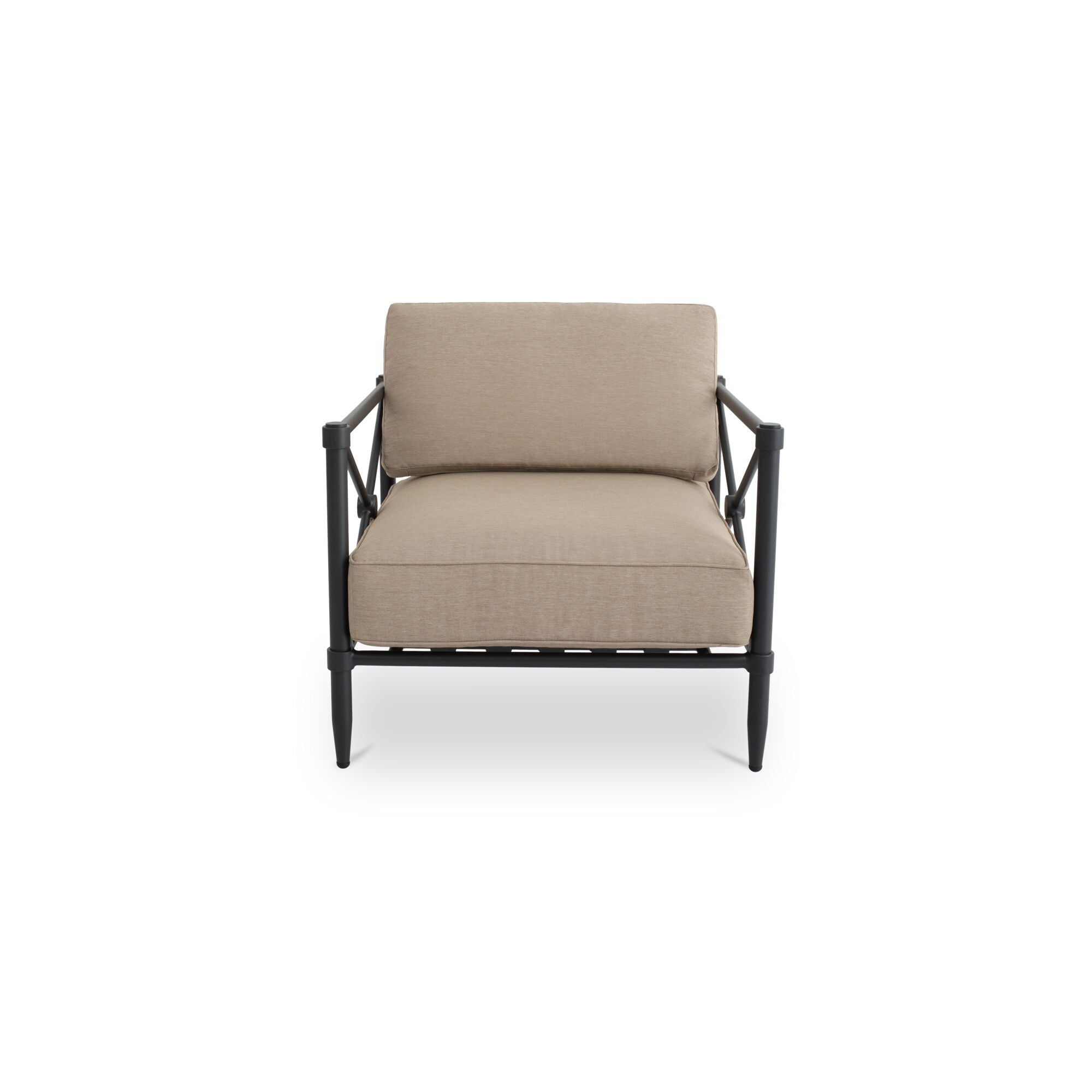 Moes Willow Outdoor Accent Chair Light Brown VV-1020-21