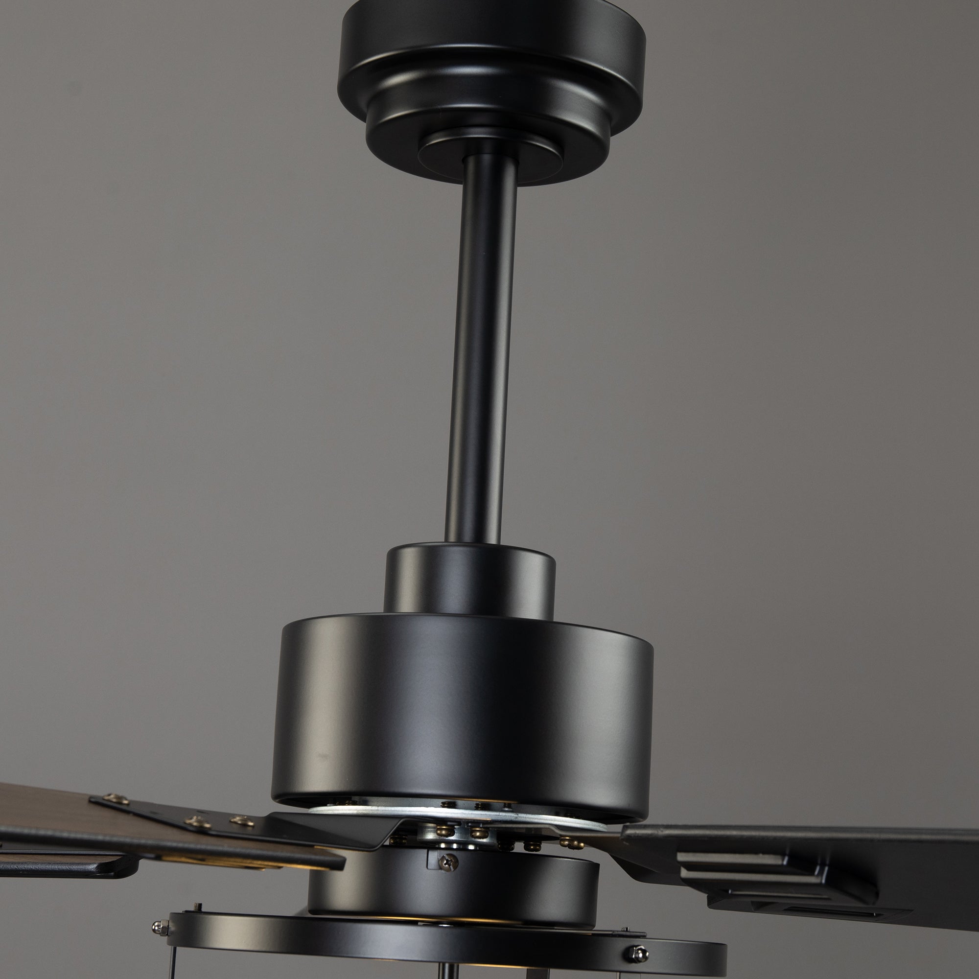Vaczon 52 Inch 60 Inch Industrial Downrod Ceiling Fan with Light and APP & Remote Control