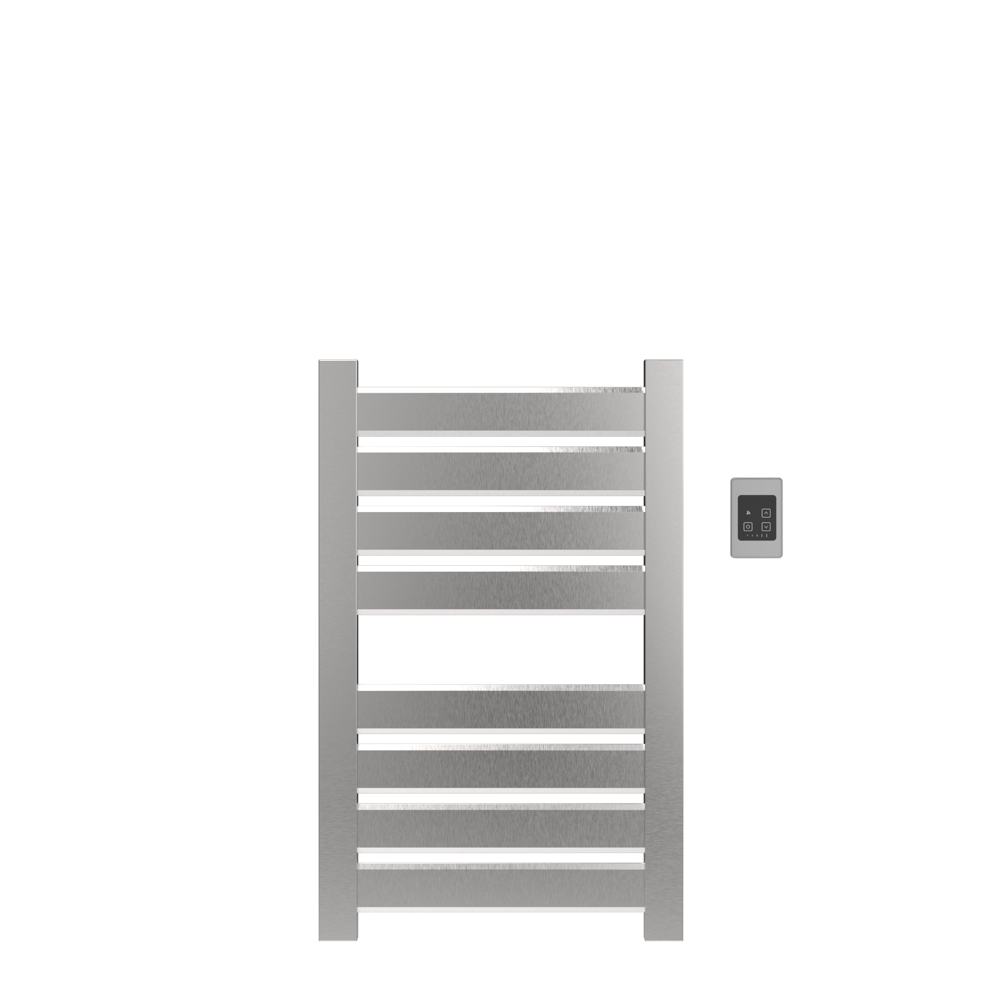 Amba Vega V2337 Hardwired Towel Warmer – 8‑Bar Stainless Steel Electric Rack