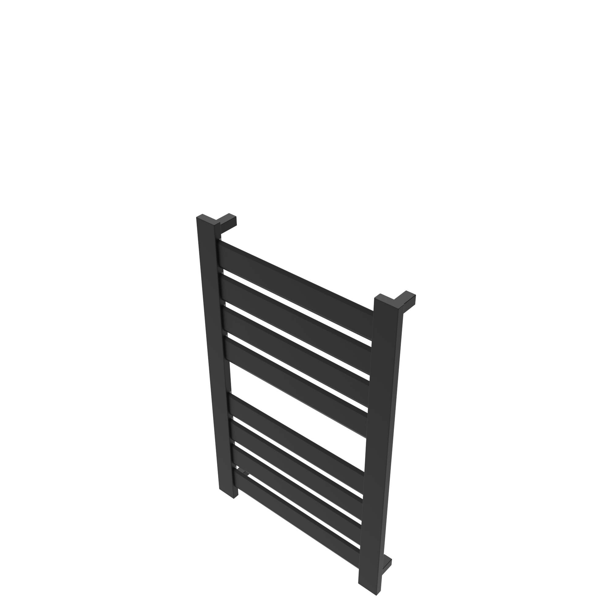 Amba Vega V2337 Hardwired Towel Warmer – 8‑Bar Stainless Steel Electric Rack