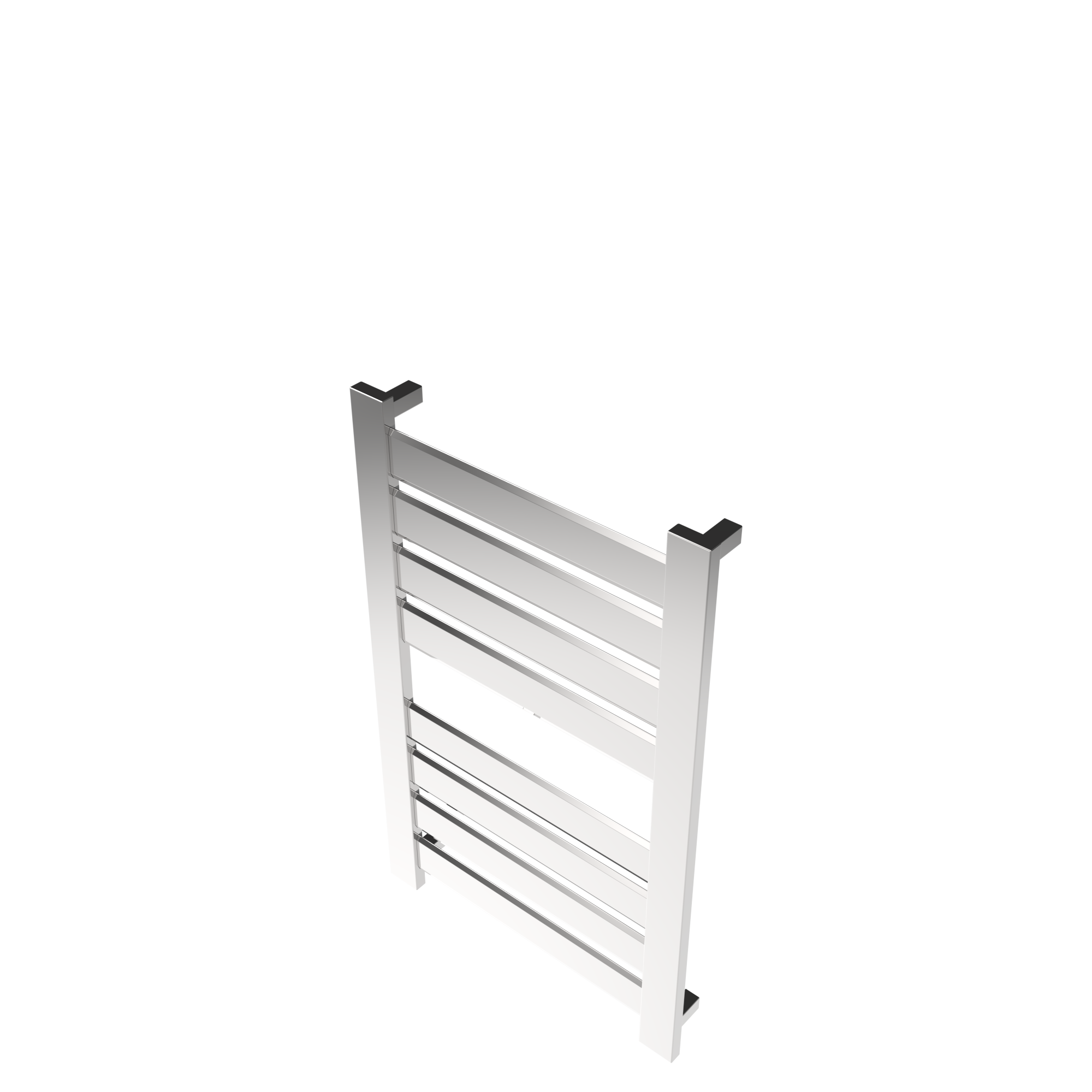 Amba Vega V2337 Hardwired Towel Warmer – 8‑Bar Stainless Steel Electric Rack