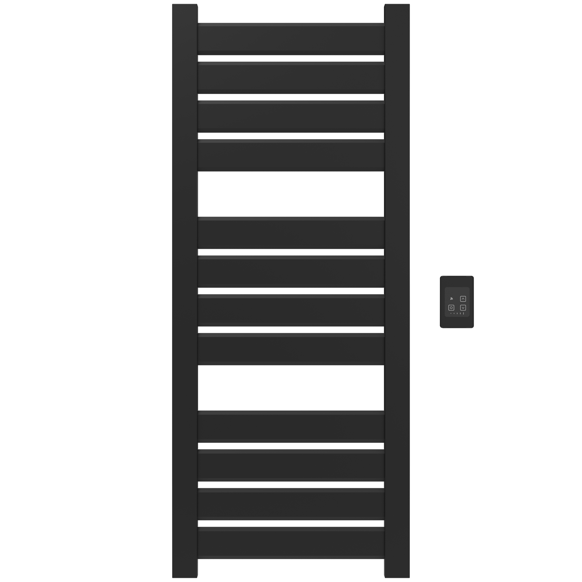 Amba Vega V2356 Hardwired Towel Warmer – 12-Bar Stainless Steel Wall Mount