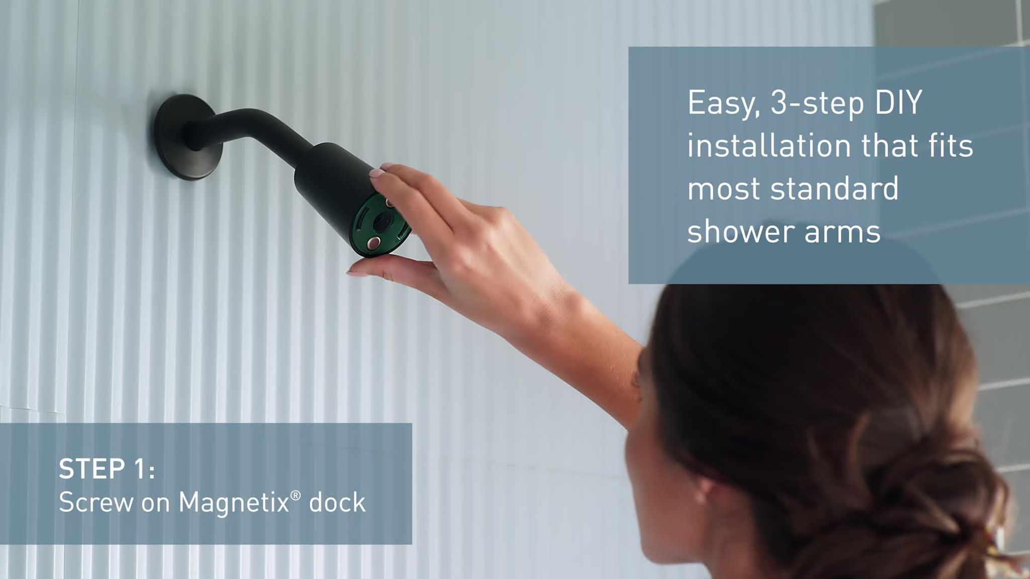 Verso Adjustable 9" Diameter Spray Head Rainshower