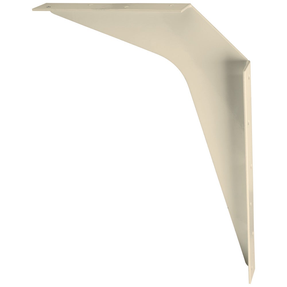 Hardware Resources 15" x 21" Almond Workstation Bracket Sold by the Pair