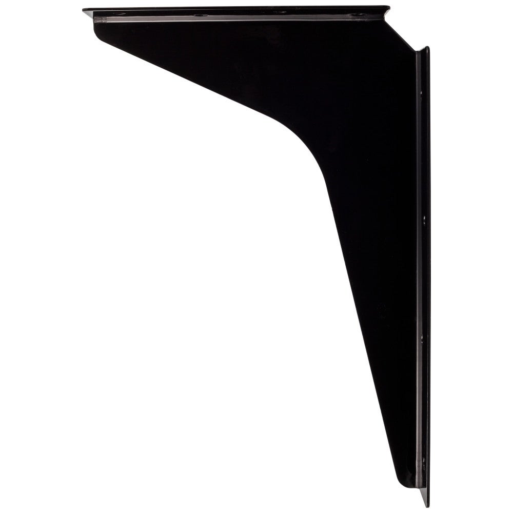 Hardware Resources 8" x 12" Black Workstation Bracket Sold by the Pair