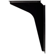 Hardware Resources 8" x 12" Black Workstation Bracket Sold by the Pair