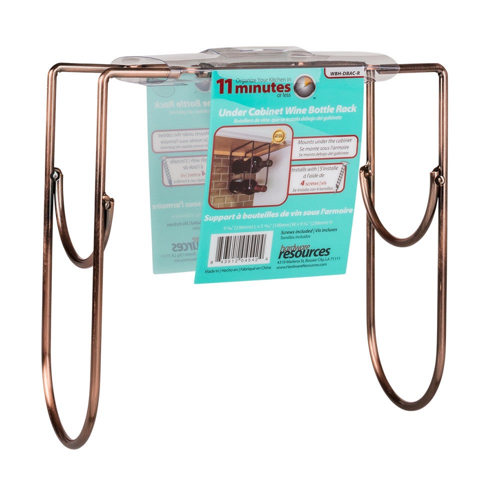 Hardware Resources Under Cabinet Wine Bottle Rack