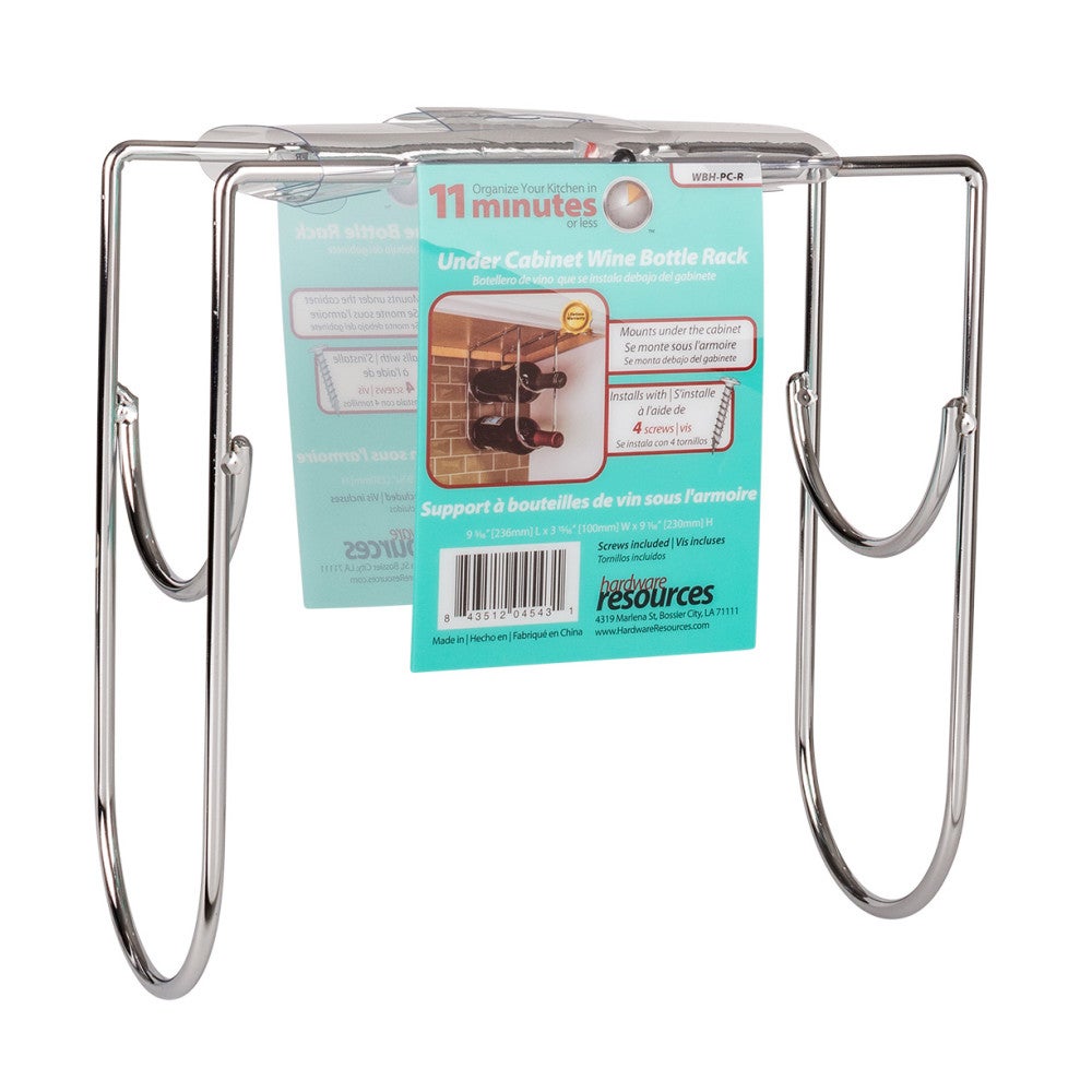 Hardware Resources Under Cabinet Wine Bottle Rack