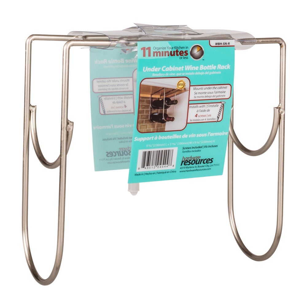 Hardware Resources Under Cabinet Wine Bottle Rack