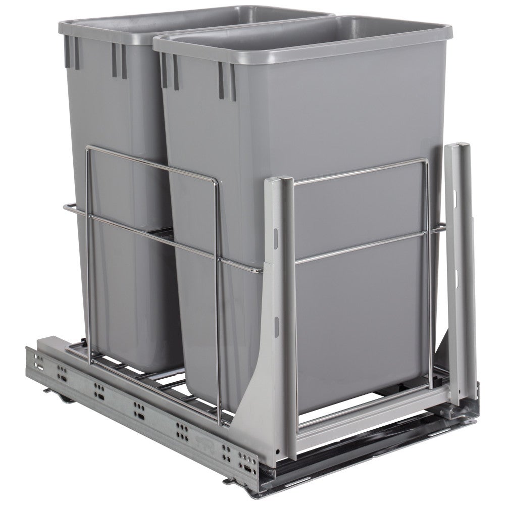 WireTrashcan Pullout with Soft-close Slides