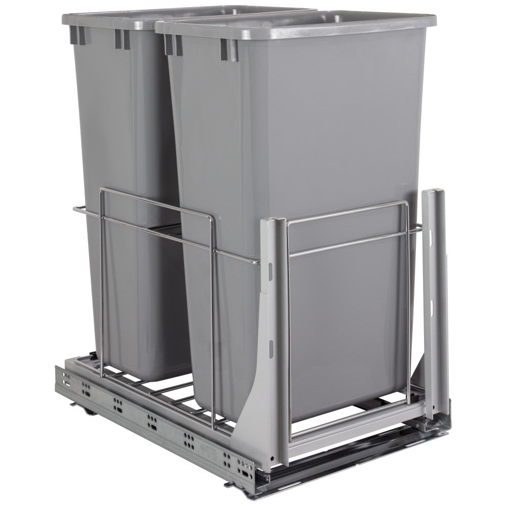 WireTrashcan Pullout with Soft-close Slides