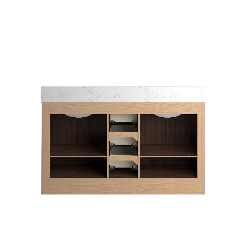 Vivian 60 inch Double Freestanding Bath Vanity