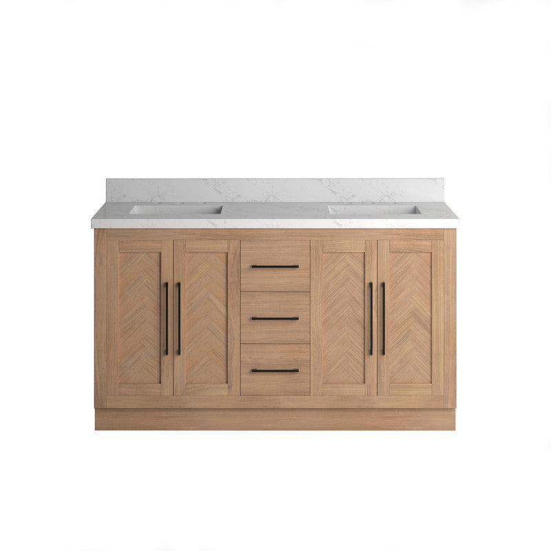 Vivian 60 inch Double Freestanding Bath Vanity