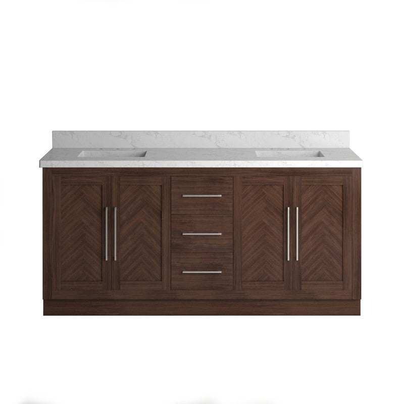 Vivian 72 inch Double Freestanding Bath Vanity
