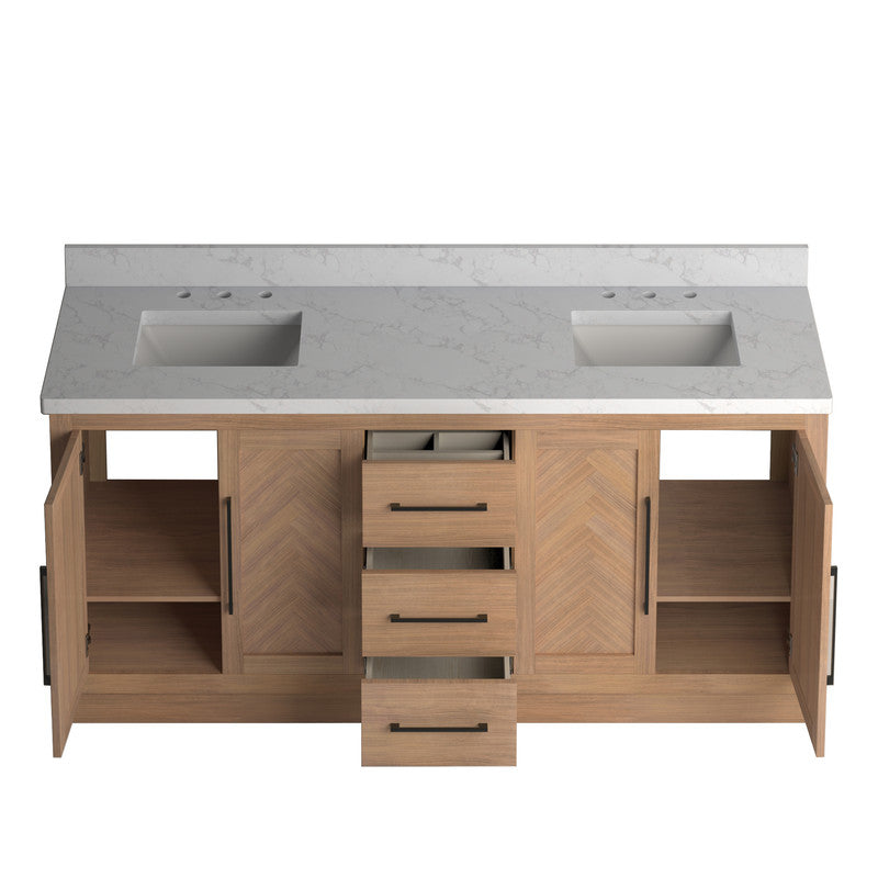 Vivian 72 inch Double Freestanding Bath Vanity