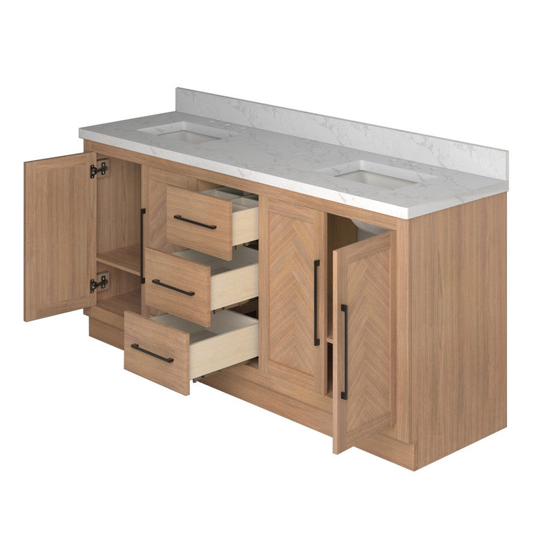Vivian 72 inch Double Freestanding Bath Vanity